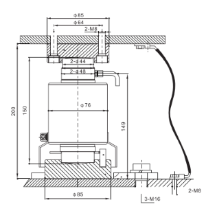 Колонен тензодатчик Keli ZSFY - Image 2